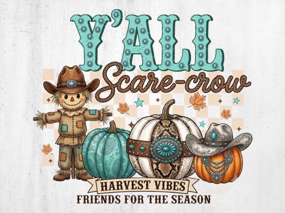 Download Yall Scarecrow PNG,Western Fall PNG File - Fall png Collection