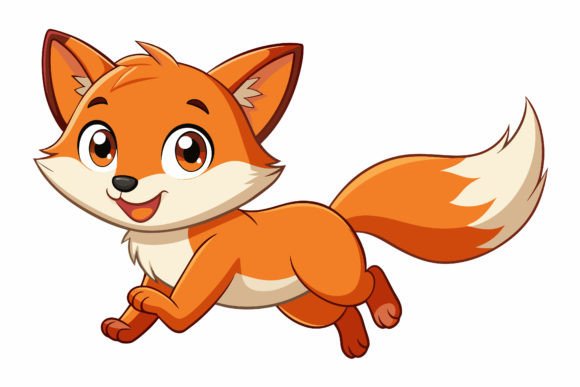 Download Cute-baby-fox Vector Illustration - Fox Collection