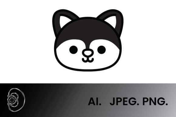 Download Black and White Fox Vector Illustration - Fox Collection