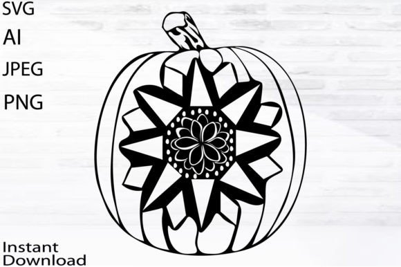 Download Pumpkin Mandala Svg/Png/Jpg/Ai/Pumpkin - Pumpkin mandala svg Collection