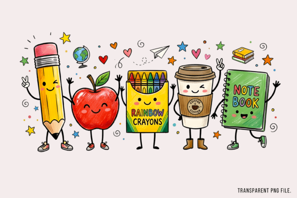 Download Back to School Png, School Supplies PNG - Back to school Collection